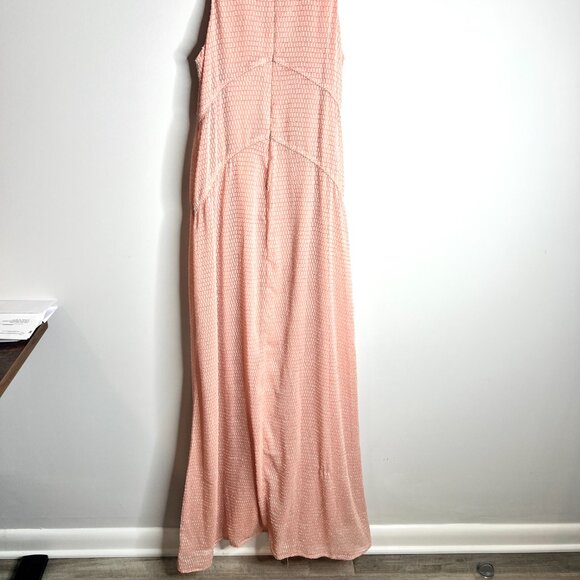 House of Harlow 1960 x REVOLVE Allegra Maxi Dress Swiss Dot in Rose Sz Medium - Picture 8 of 8